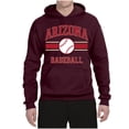thumbnail image 2 of Wild Bobby City of Arizona Baseball Fantasy Fan Sports Unisex Hoodie Sweatshirt, Maroon, Medium, 2 of 6