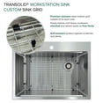 thumbnail image 4 of Transolid Kwsst302210-5 30" Drop In Single Basin Stainless Steel Kitchen Sink - Stainless, 4 of 14