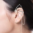 thumbnail image 4 of UPGRATOR 1Par Pendientes De Clip Sin Perforación Con Borlas Para Mujer Material Y, 4 of 8