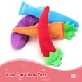 thumbnail image 4 of 4PCS Cat Toy Carrot Eggplant Pepper Catnip Toy Cat Chew Toy Pet Biting Toy, 4 of 9