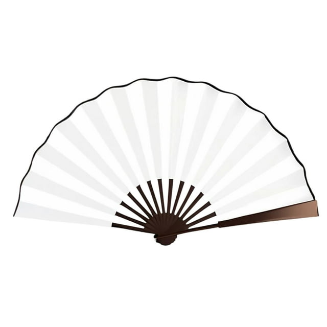 Abanicos Plegables Grandes Para Baile En Línea Con Tela Vintage, Abanicos De 13 Pulgadas Que Hacen Ruido Al Abrirse Para Presentaciones, Bodas Y Más.,Vsgery