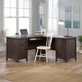 thumbnail image 2 of Pemberly Row Coastal Engineered Wood L-Shaped Computer Desk in Coffee Oak, 2 of 18