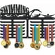 thumbnail image 1 of Soporte para medallas, colgador de medallas personalizado, estante de metal negro para colgar en la pared, regalo deportivo para hombres, mujeres y atletas., 1 of 9
