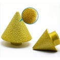 thumbnail image 5 of Diamond Chamfer Bit 38mm, Gold for Enlarging & Shaping Holes in Porcelain & Stone, 5 of 7