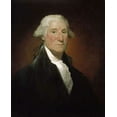 thumbnail image 2 of Stuart, Gilbert 20x24 Black Ornate Wood Framed with Double Matting Museum Art Print Titled - George Washington, 2 of 4