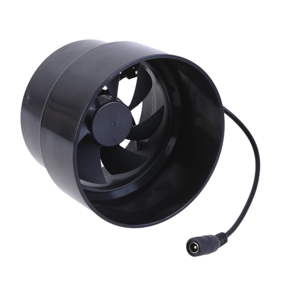Durability ABS Inline Blower Fan 97mm Ventilation Fan for Boat and Motorhomes Ventilation Systems 12V Low Power Fan