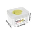 thumbnail image 2 of Kitchen Storage Sealed Cans for Grains and Miscellaneous Grains Food Grade Plastic Preservation Storage Tanks Transparent and Stackable Kitchen Dry Goods Preservation Boxes, 2 of 2