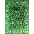 thumbnail image 1 of Ahgly Company Indoor Rectangle Oriental Emerald Green Industrial Area Rugs, 4' x 6', 1 of 4