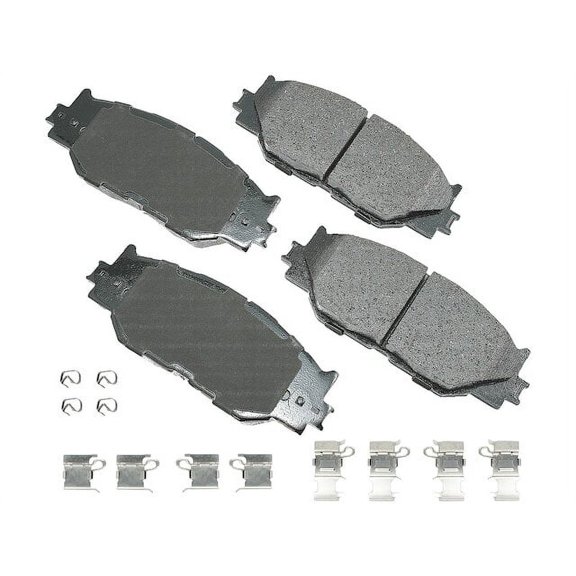 Front Brake Pad Set - Compatible with 2006 - 2015 IS250 2007 2008 2009 2010 2011 2012 2013 2014
