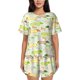thumbnail image 1 of Balery Dachshund Dog Puppy Conjunto de Pijama para Mujer con Estampado, Dos Piezas de Manga Corta y Shorts, Ropa de Dormir Suave con Cuello Redondo y Bolsillos-3X-Large, 1 of 6