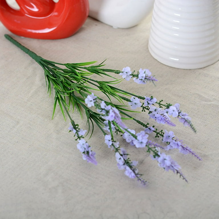 Artificial Lavender Plant Silk Flowers Wedding Decor Table Centerpieces