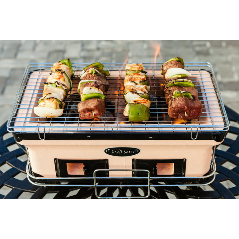 Ultimate Patio 17-Inch Large Yakatori Tabletop Charcoal Grill