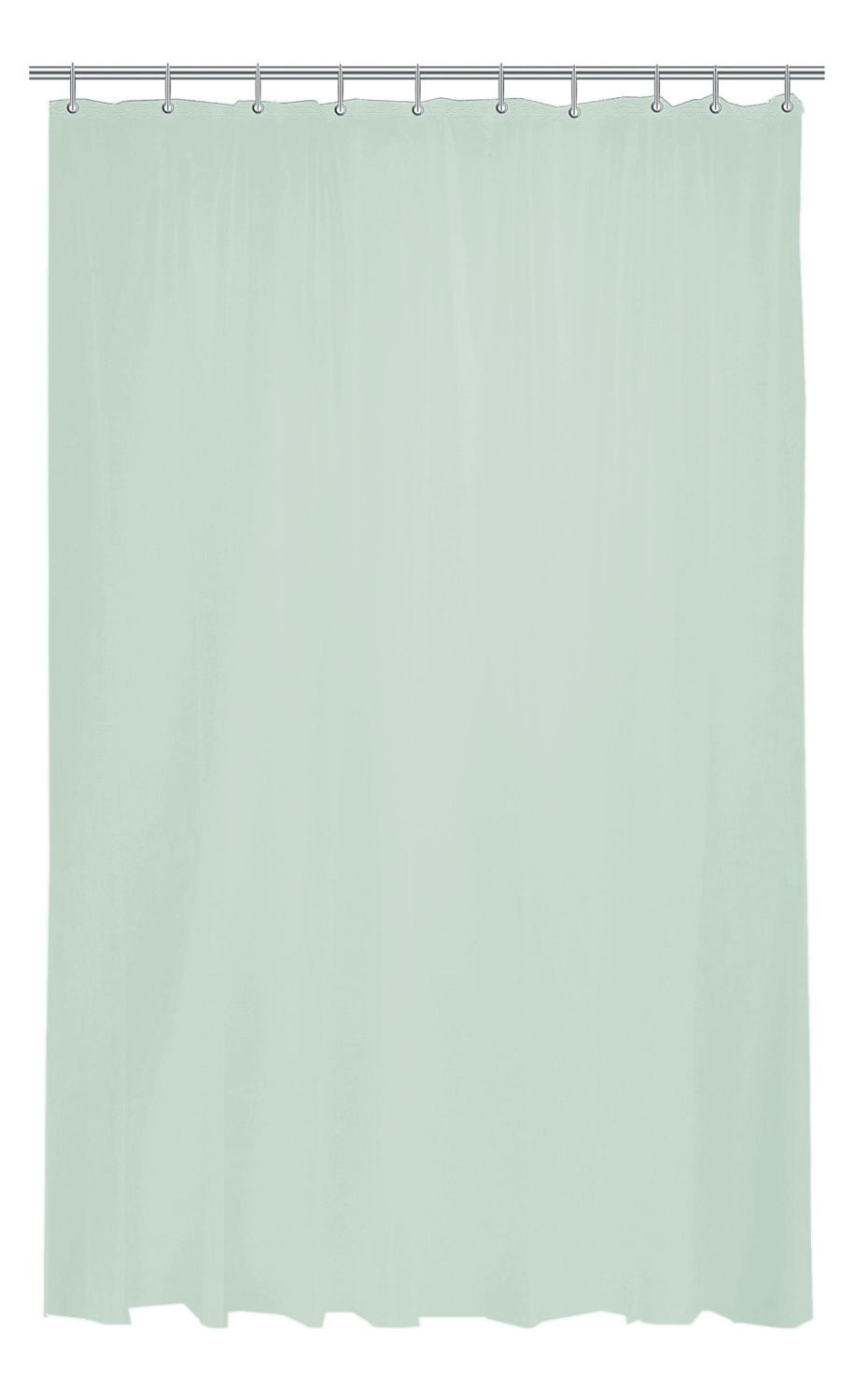 Super Soft Sage Green Shower Curtain Liner, 70 x 72 Inch