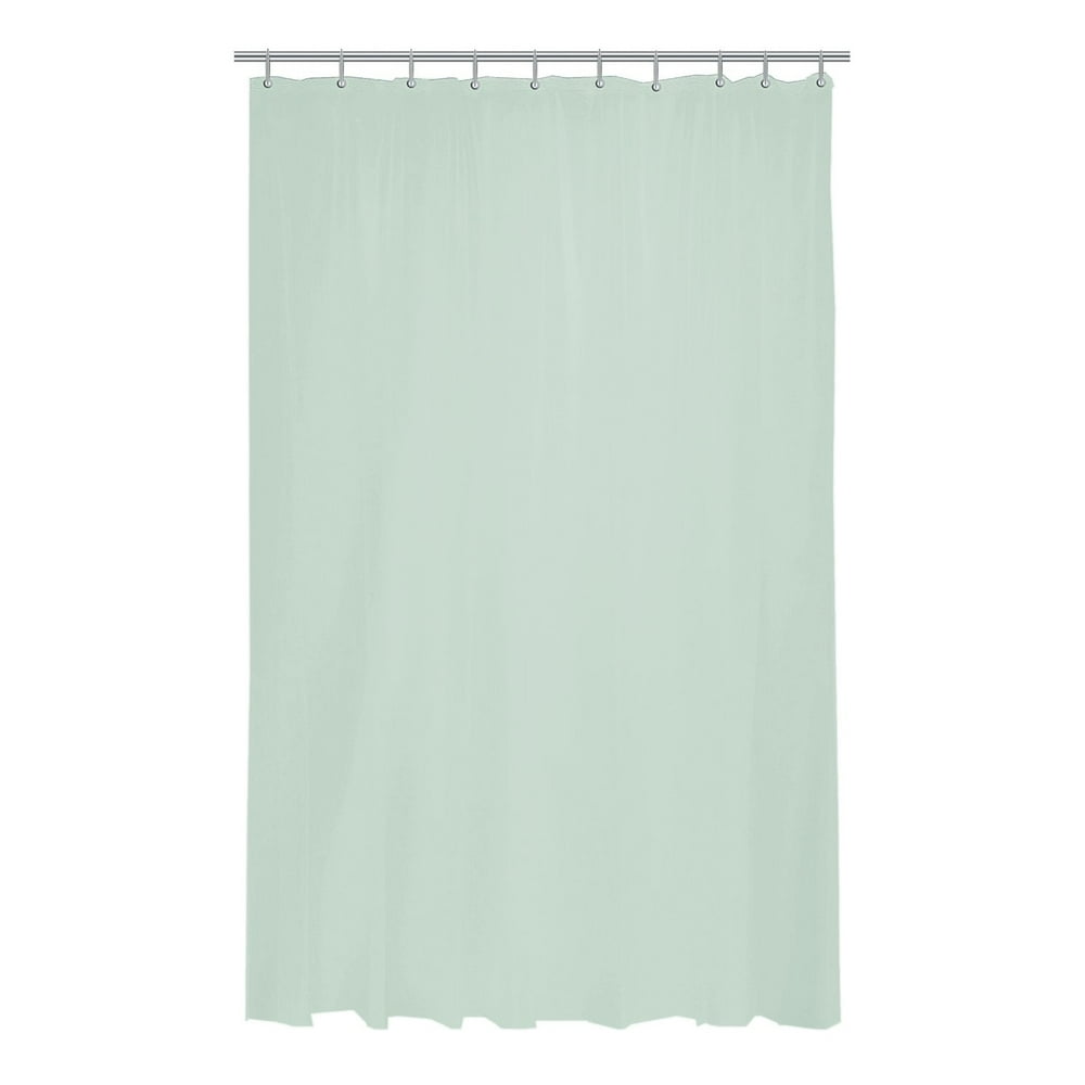 Super Soft Sage Green Shower Curtain Liner, 70 x 72 Inch