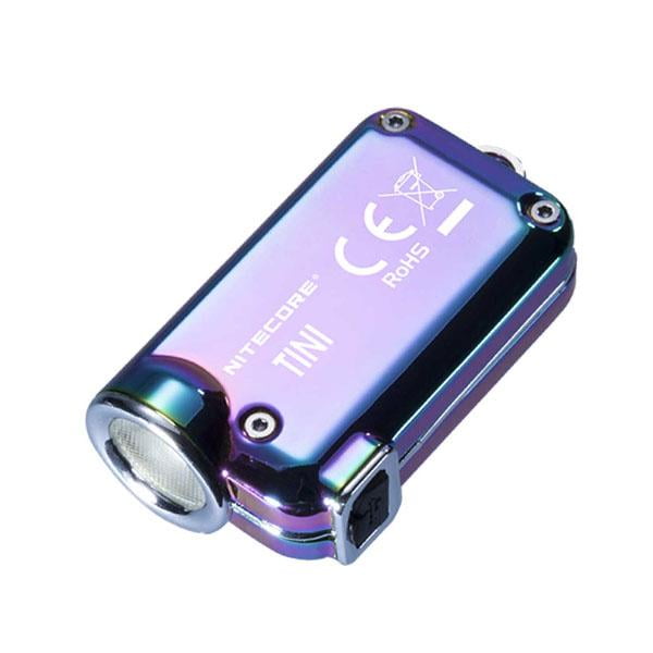 NITECORE TINI 380 Lumens Metallic Mini USB Rechargeable Keychain Flashlight 