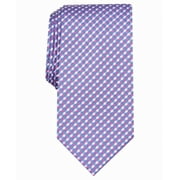 Perry Ellis Men's Neck Tie Pink Quinta Check Plaid Skinny Silk Purple Size Regular