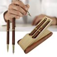 thumbnail image 2 of Business Pen Gel Pen Smooth Writing Pen Wood Fountain Pen Set Signature Pen, 2 of 8