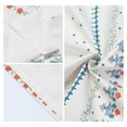 thumbnail image 2 of REGALWOVEN Set of 2 Cotton Floral Pillow Cases with Envelope Closure, Gifts for Women Men Navy Blue Queen, 2 of 7