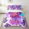 thumbnail image 2 of YST 7 Piece Magical Bedding Set, American African Princess Theme, Queen, Colorful Stars, 2 of 5