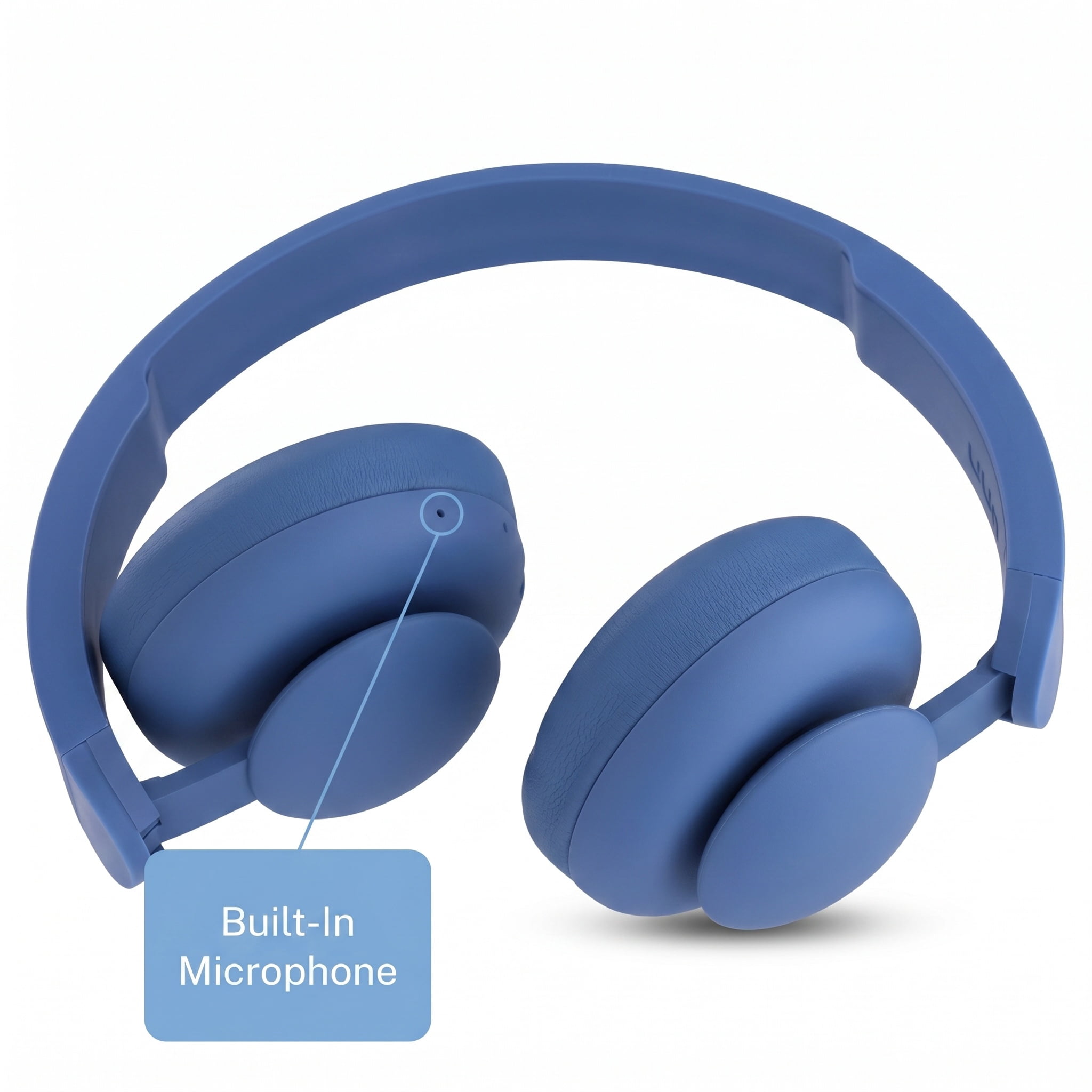 onn Wireless On-Ear Headphones, Blue thumbnail 10
