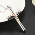 thumbnail image 2 of Crucifixion of Jesus Cremation Jewelry for Ashes Urn Necklace Lockets for Ashes of Loved One, 2 of 5