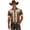 Brown@GC@, variant on Mens Buttons Down Shirts Short Sleeve Shirts for Men Trendy Western Cowboy Graphic Lapel Soft Lightweight Tops