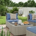 thumbnail image 2 of MRUAKA 9 Pieces Patio Conversation Set, Outdoor Sectional PE Rattan Wicker Furniture Seat,Haze Blue, 2 of 7