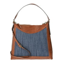 The Pioneer Woman Denim Hobo Crossbody Bag, Women’s