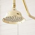 thumbnail image 4 of Signature Hardware 429529 Dolwick Exposed Shower System with Rain Shower Head, Hand Shower, and Hose - Rough In Included - Polished Brass, 4 of 4