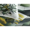 thumbnail image 3 of Ambesonne Eucalyptus Leaves Quilted Coverlet 3 Pcs, Meadow Bouquet, King Size, Dark Blue Grey and Green, 3 of 4