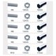 thumbnail image 5 of Ceiling Leveling Sleeve 10mm/12mm/13mm/14mm/17mm Lengthening Hollow Screw Nut Hexagon Socket for Drilling Power Tool, 5 of 5