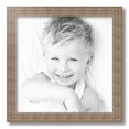 thumbnail image 2 of ArtToFrames 16" x 16" Ornate Silver with Bead Picture Frame, 16x16 inch Silver Wood Poster Frame (WOM-5076), 1 Pack, 2 of 6
