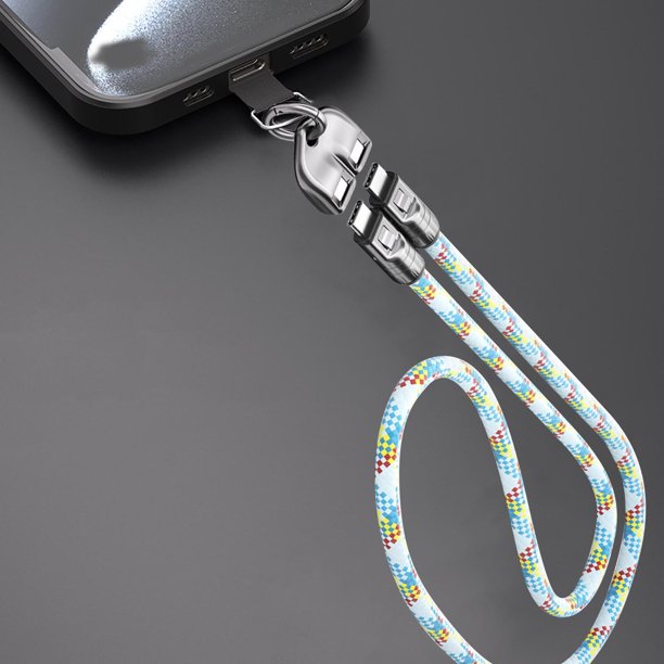 Cable De Carga Cable de carga C a C de 240 W con pulsera portátil, carga rápida, transferencia de datos, nailon duradero Yulucky