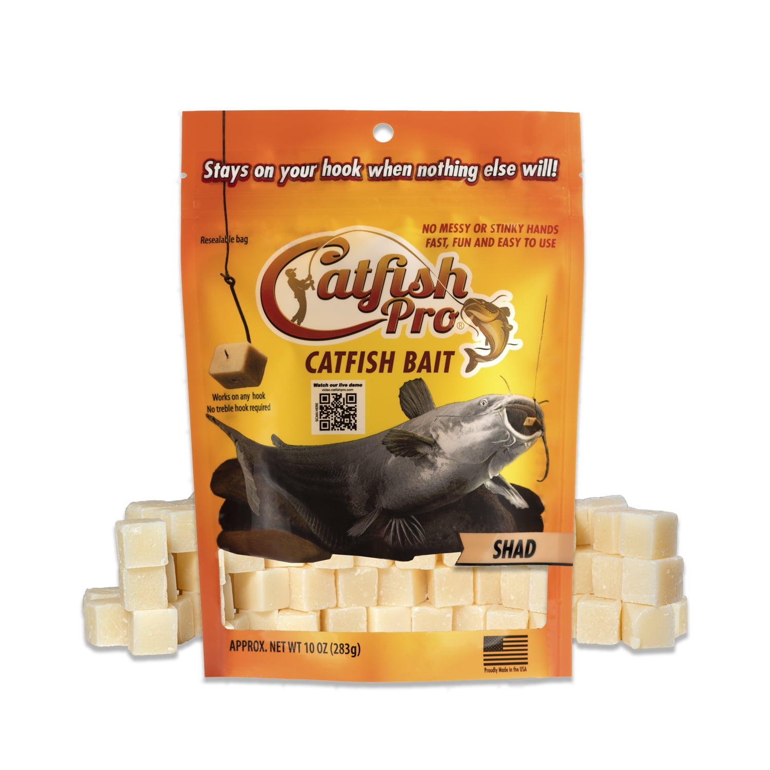 Catfish Pro Shad Catfish Bait Fishing with Rod Reel Trotline Yoyos Limb