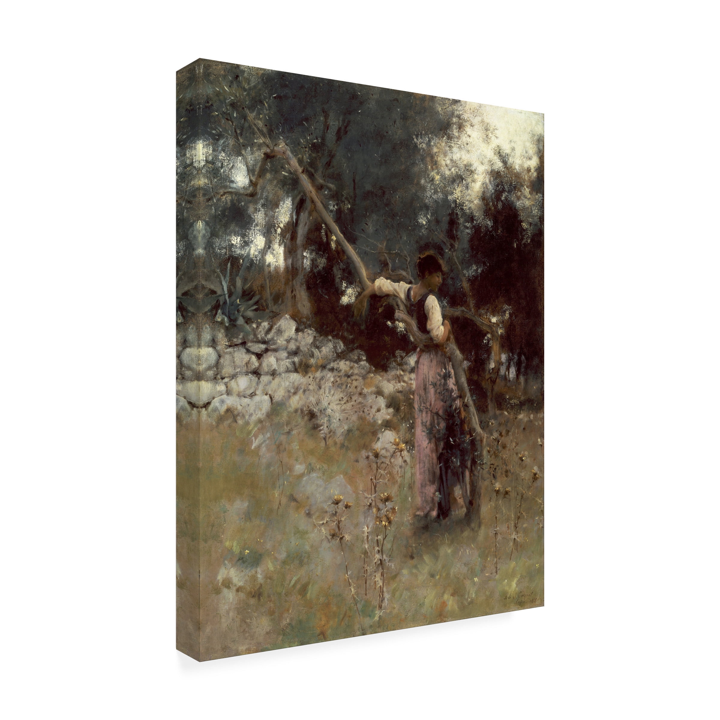 John Singer Sargent 'A Capriote' Canvas Art