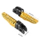 thumbnail image 3 of Paire de repose-pieds avant gauche et droit pour moto Yamaha MT-03, MT-25, MT-07, MT-09, R3, XJ6, or, 3 of 4