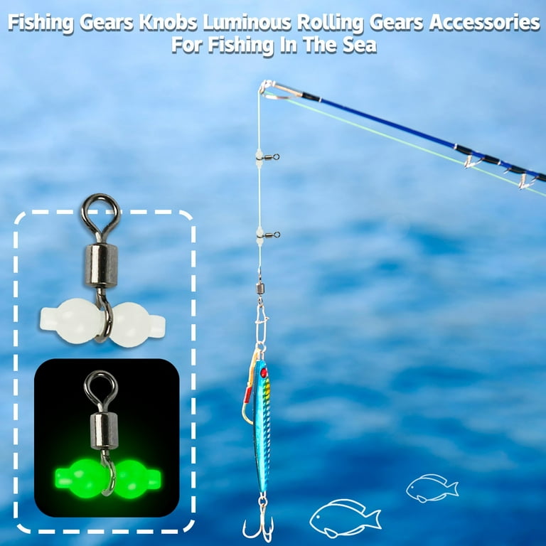 Ploknplq Fishing Gear and Equipment Tools the In Knobs Accessories Sea  Gears Fishing Luminous for Fishing Rolling Gears Tools & Home Improvement