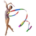 thumbnail image 5 of Serpentinas, palos, serpentinas de cinta, cintas de gimnasio, cinta de baile arcoíris, cinta rítmica, cintas de gimnasia rítmica, varitas giratorias, 5 of 5