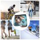 thumbnail image 4 of Fotbe Stylish Dog in Denim Outfit Calzoncillos Tipo Boxer con Bolsa de Soporte Total para Hombre, X-Temp Fresco, Transpirable y de Secado Rápido-X-Large, 4 of 5