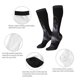 thumbnail image 3 of Fotbe Black Cobra Snake Calcetas Divertidas Estampadas para Hombre y Mujer, Calcetas de Algodón hasta la Rodilla para Caminar, Correr, Enfermería y Embarazo, 3 of 6