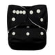 thumbnail image 3 of Pañal Reutilizable,Pañales de tela para bebé ajustables lavables,Pañales de natación reutilizables para bebés recién nacidos,Bolsillo Pañales De Tela Cubre Pañales Incerts,Pañal Negro, 3 of 10