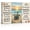 Frame-style, variant on Sea Turtle Beach Ocean Sunset Canvas Wall Art Inspirational Quotes Praise Trust Seek Thank God Coastal Rustic Home Decor Living Room Bedroom Bathroom