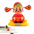 thumbnail image 1 of God of Wealth Bobblehead, Shaking Fortune God Decoration, Creative Car Bonsai Toy, 1 of 5