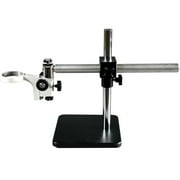 AmScope Solid Aluminum Single-Arm Microscope Boom Stand for Stereo with 84mm Pillar Rack New