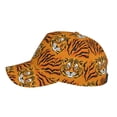 thumbnail image 5 of Daiia Tiger print Baseball Cap Men Women Golf Dad Hat Adjustable Original Classic Low Profile Hat Unconstructed Plain Cap, 5 of 9