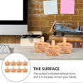 thumbnail image 2 of 8 Pcs Bath Toys Infants Mini Wicker Basket Mini Woven Picnic Baskets Bamboo Wicker Holder Hand- Held Plant Pot, 2 of 3