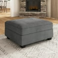 thumbnail image 1 of HONBAY Ottoman of Modular Sectional Corduroy Sofas, Grey, 1 of 5