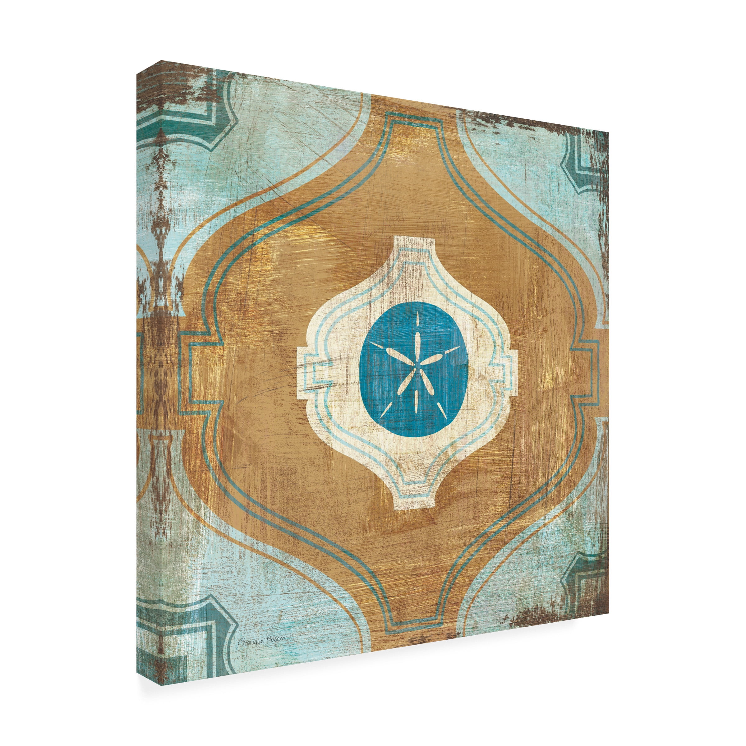 Cleonique Hilsaca 'Bohemian Sea Tiles VII' Canvas Art