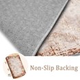 thumbnail image 6 of 2x3 Entryway Rug Bathroom Rugs for Front Door Bedroom Kitchen, Washable Vintage Print Carpet, Floor Mat with Non Slip Backing, 6 of 8