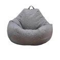thumbnail image 1 of Puff grande para silla, funda para sofá, tumbona para interiores, sin relleno, gris-1 ZefeiWu 8390615029438, 1 of 1